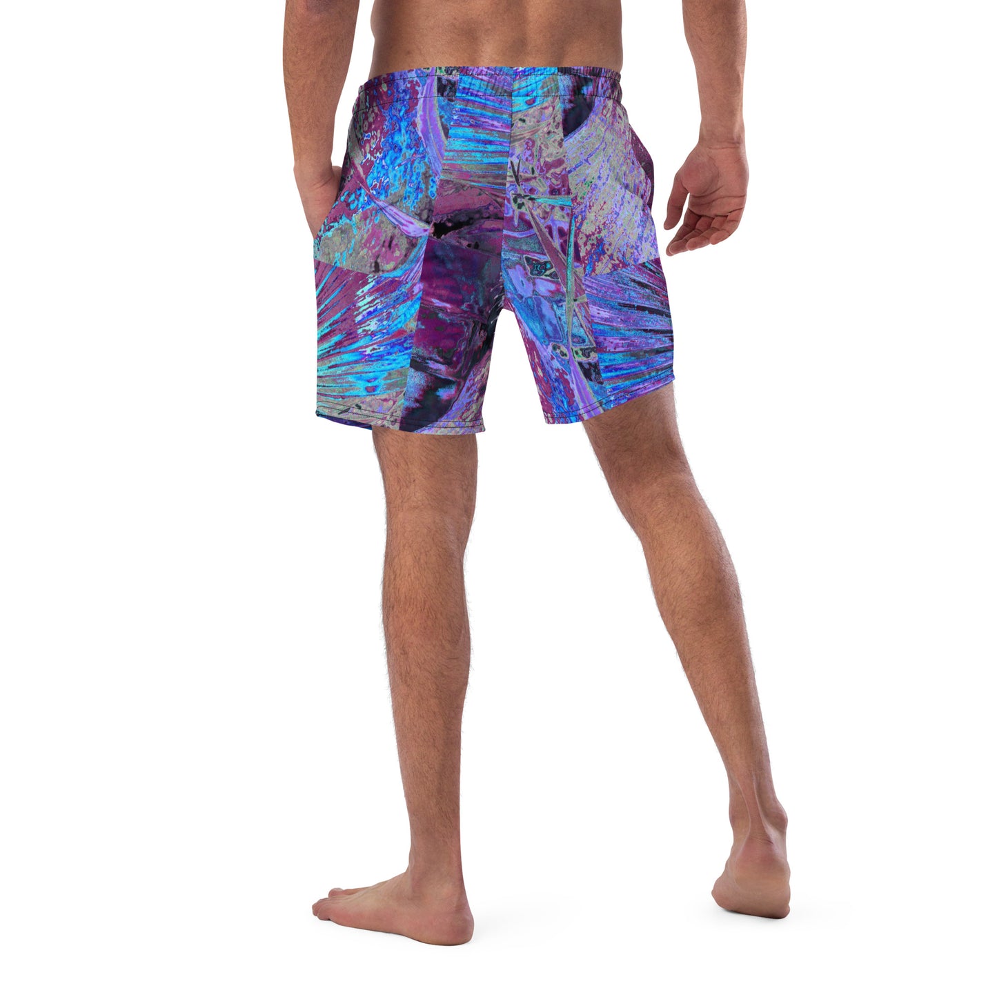 Recycled Men's Iridescent swim trunks