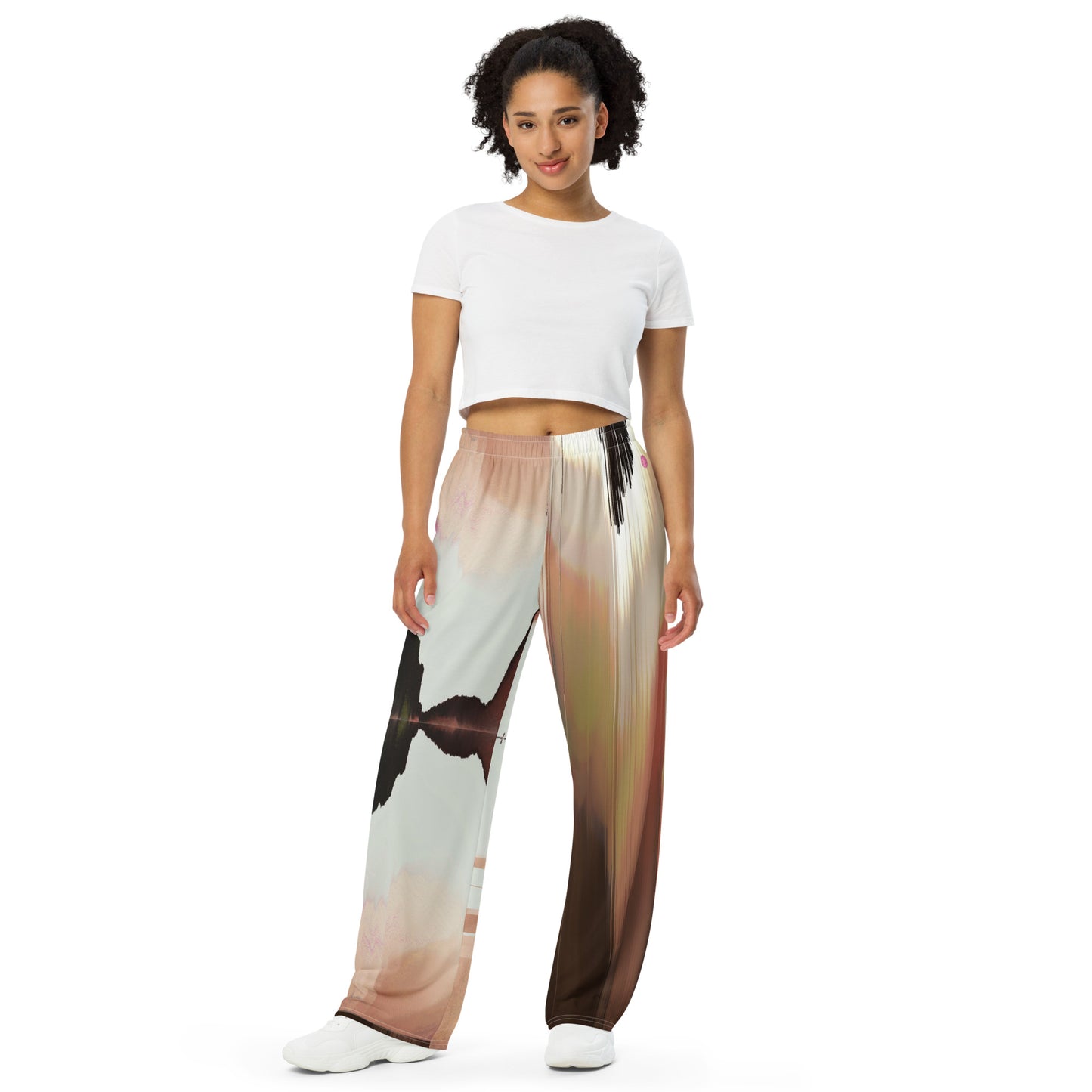Unisex wide-leg swatch pants