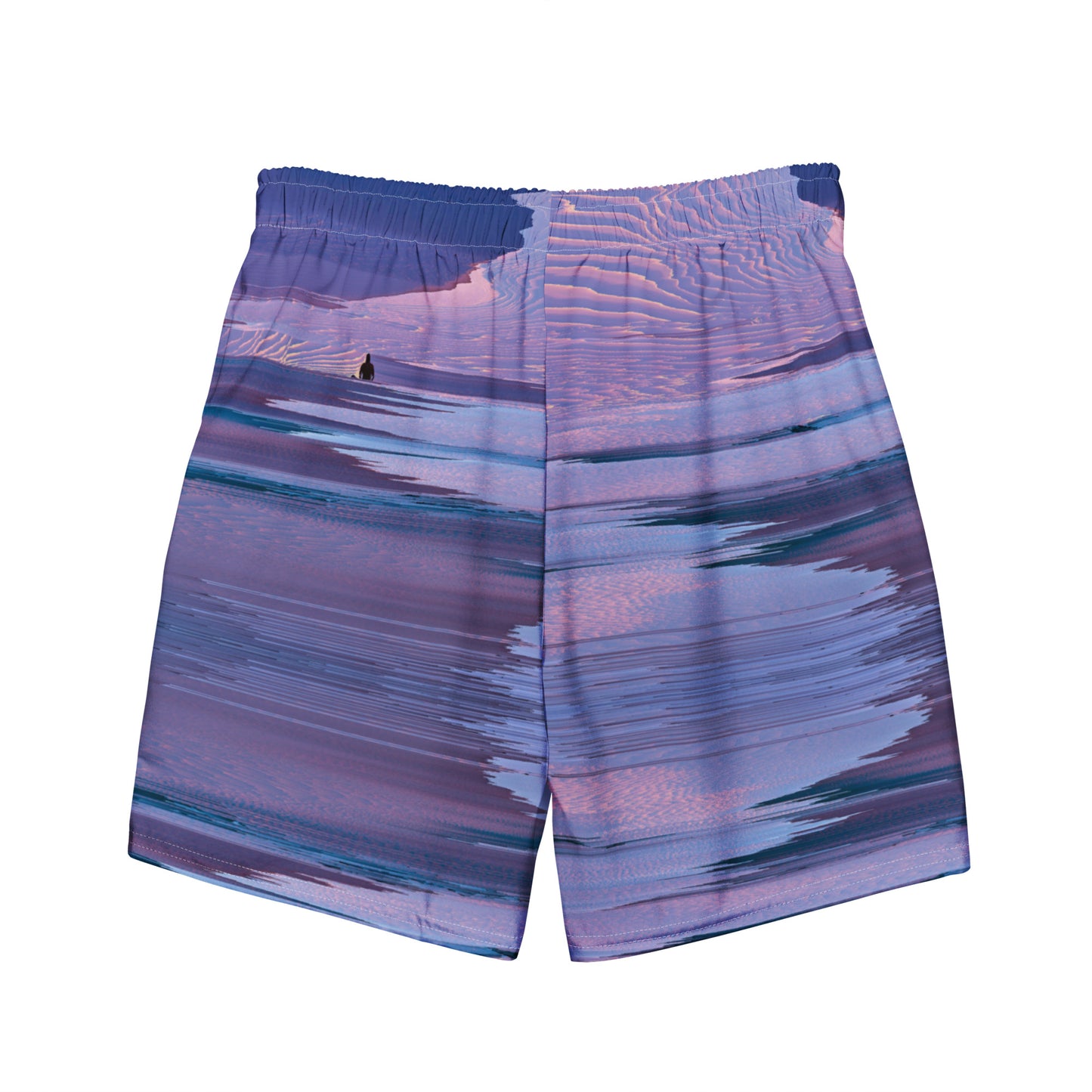 Recycled Men's Purple swim trunks