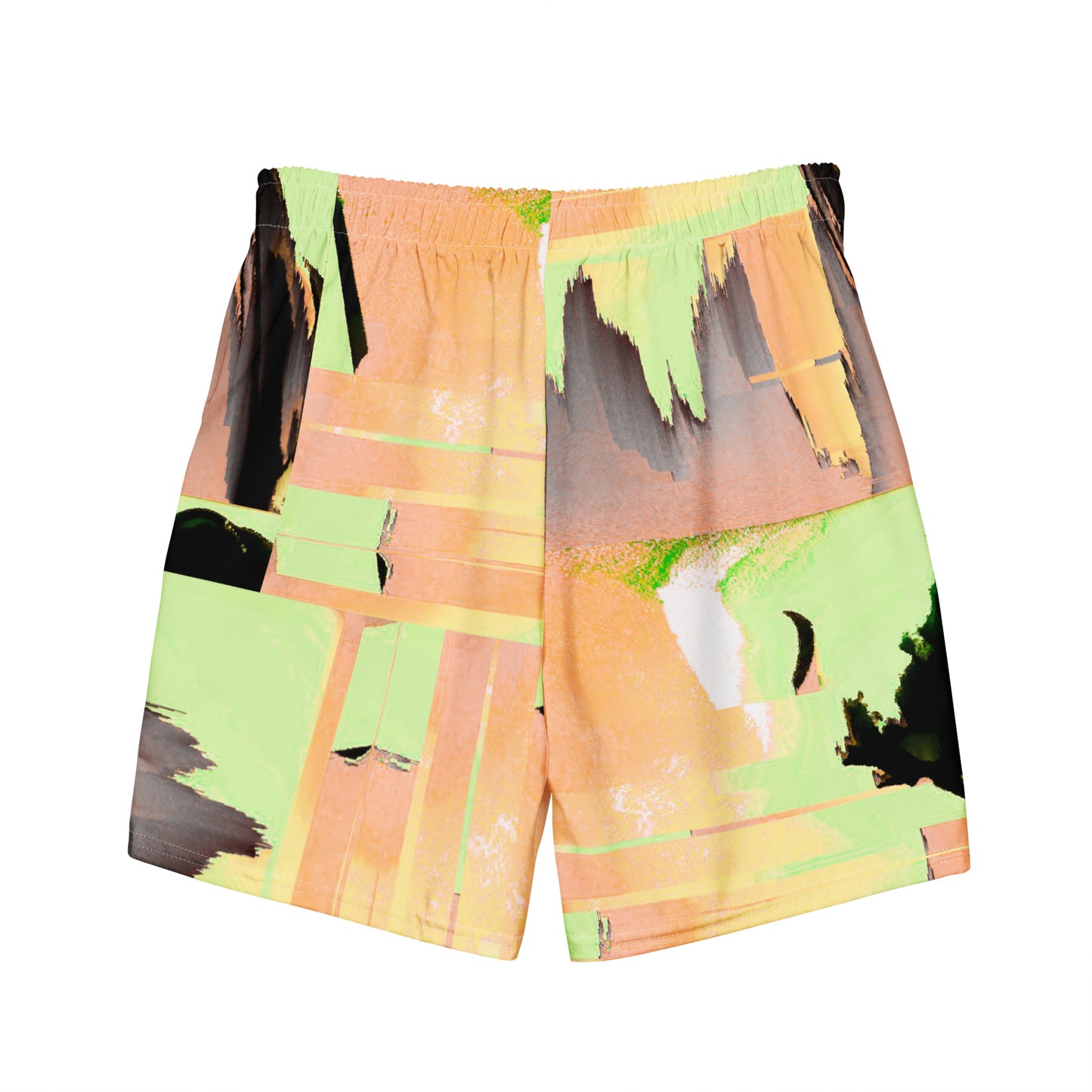 Recycled Men's Patched swim trunks