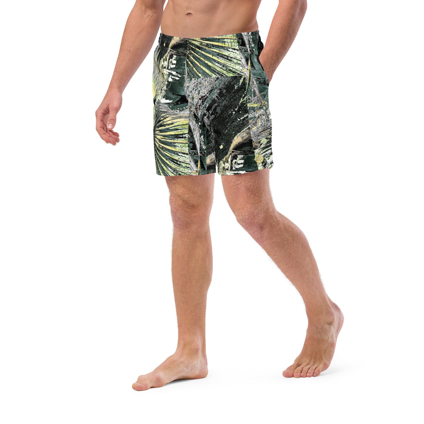 Recycled Men's Jungle swim trunks