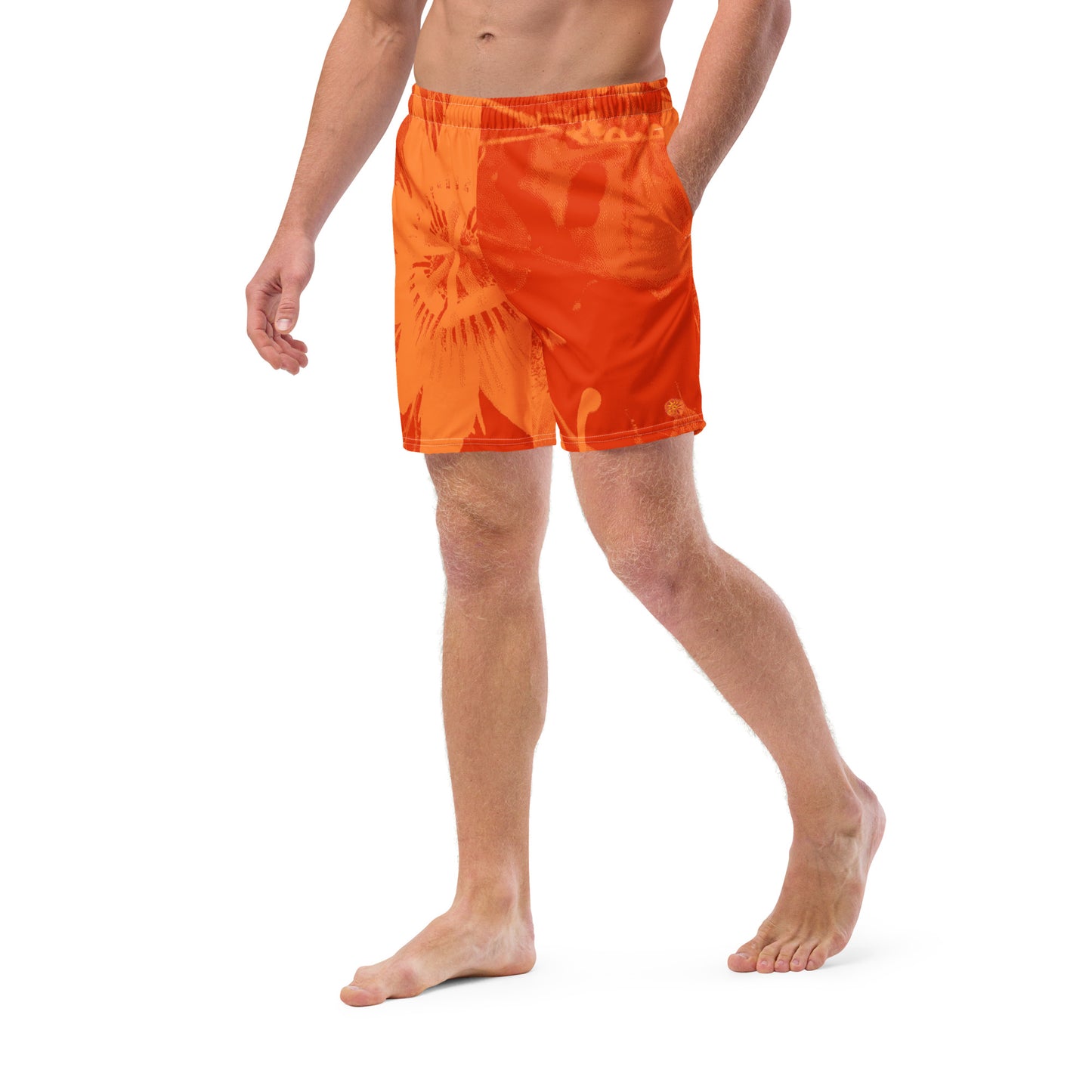 Recycled Men's Passion Fruit swim trunks